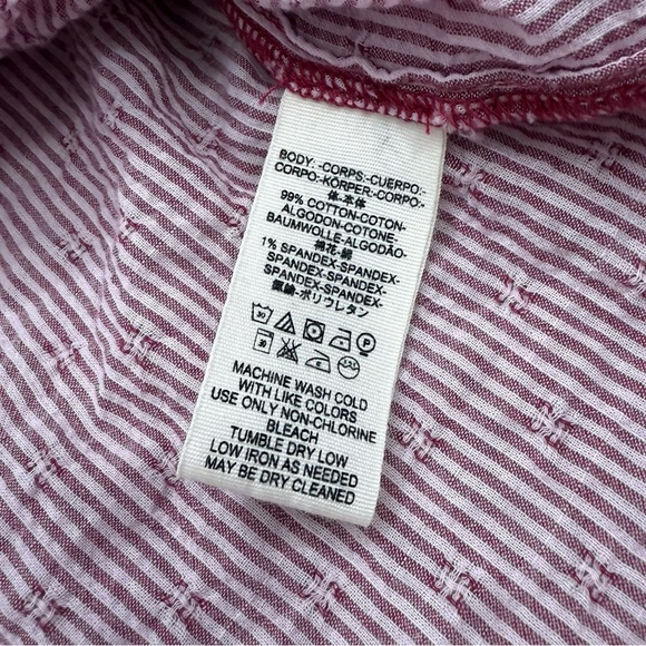 Free People No Limits Stripe Stretch
Cotton Shirt - Picture 14 of 16